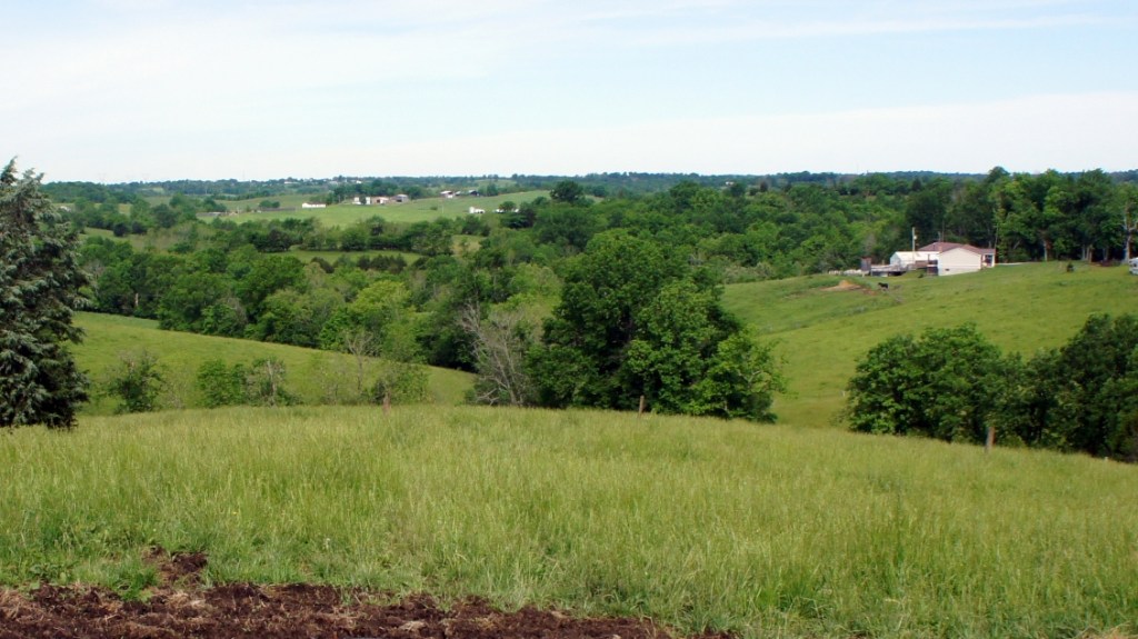View of Jarvis and Conyers farms - looking northwest